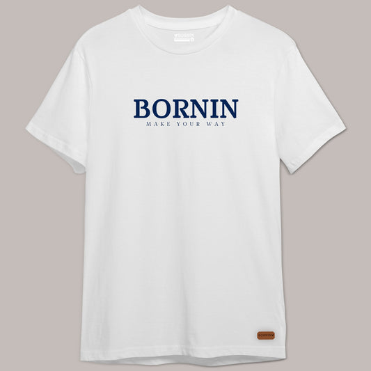 Camiseta CLASSIC Blanca - BORNIN BRAND