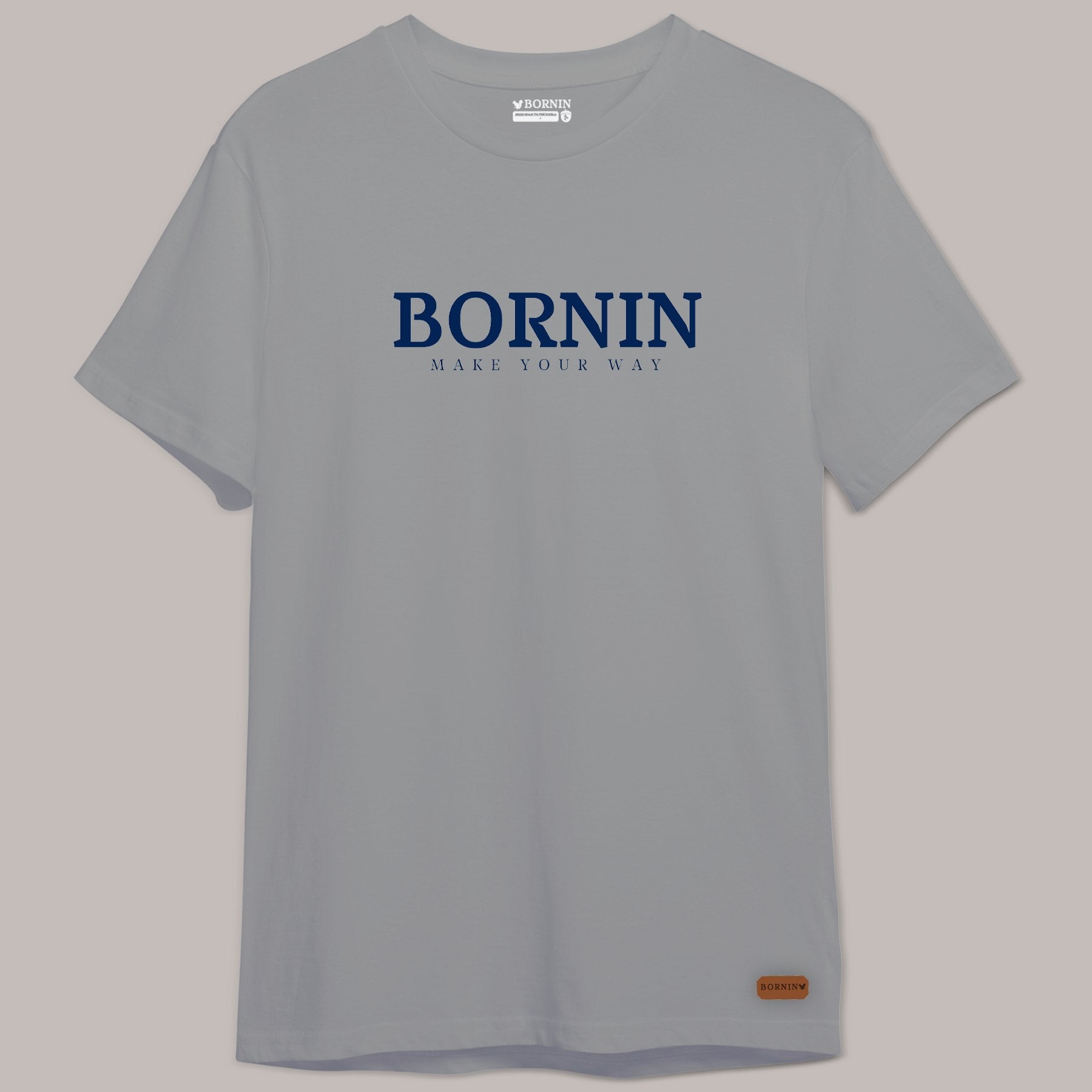 Camiseta CLASSIC Gris - BORNIN BRAND