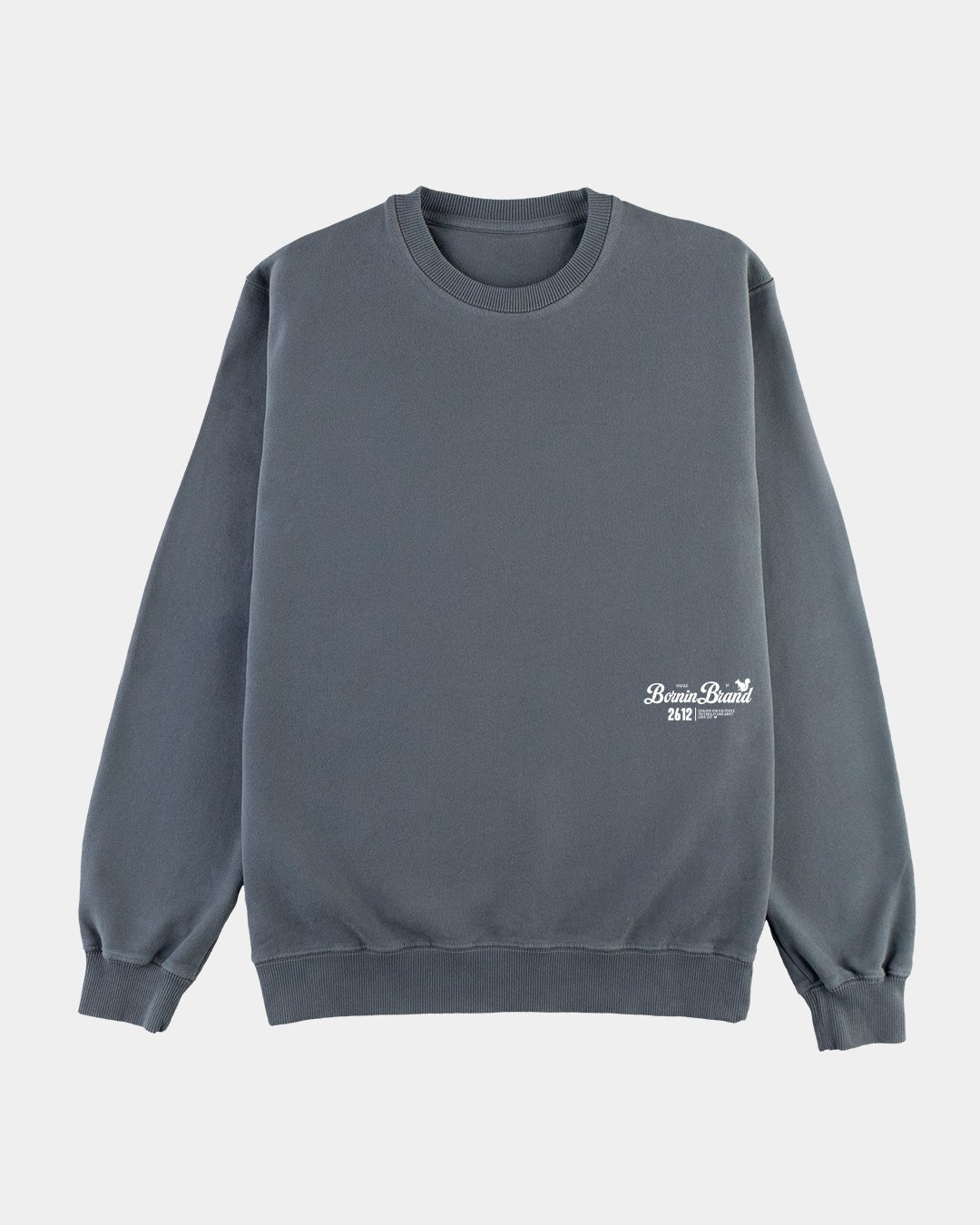 MOON CREWNECK GREY - BORNIN BRAND